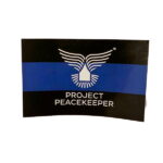 Project Peacekeeper Thin Blue Line Sticker