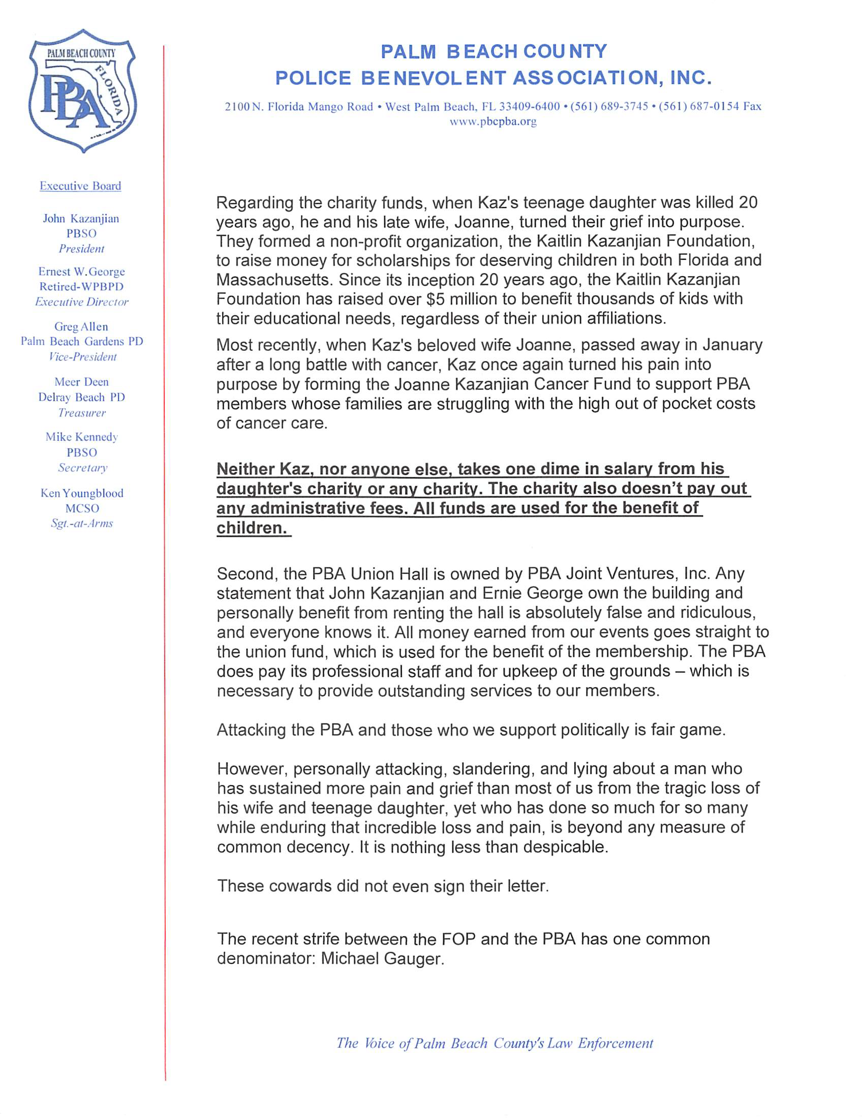 Setting The Record Straight Palm Beach County Pba